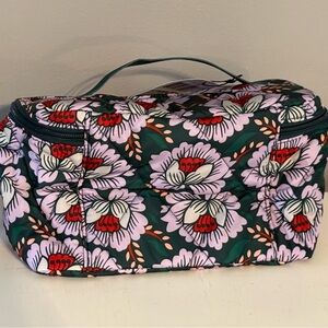 Vera Bradley Large Floral Cosmetic Bag
